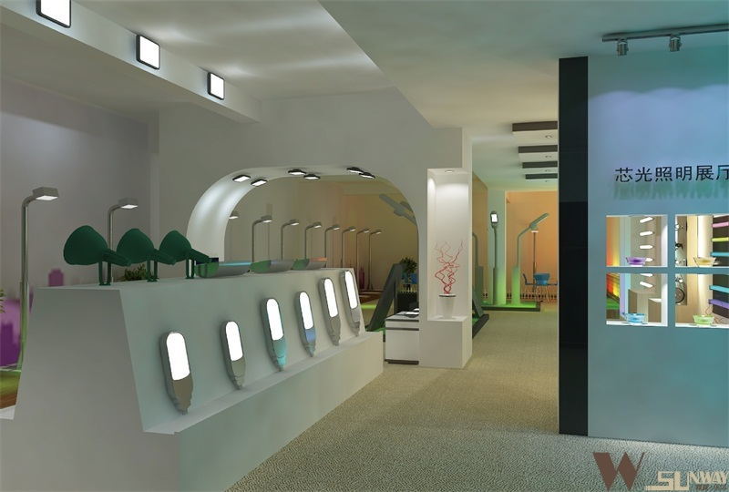芯光照明展廳設計方案