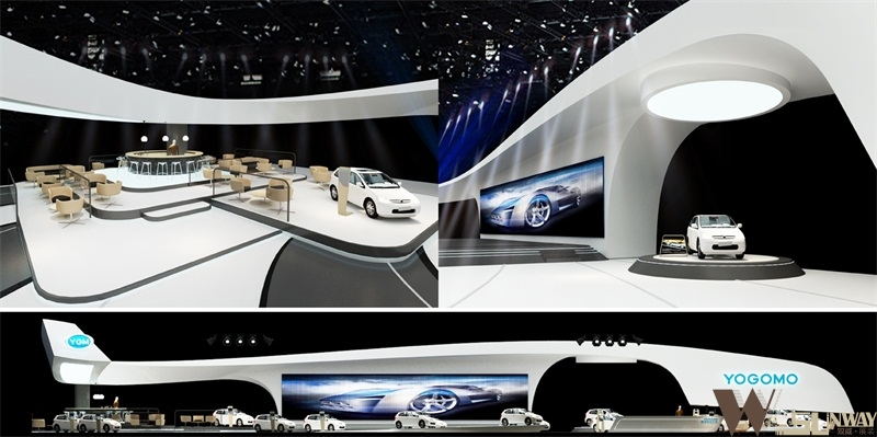 御捷電動汽車展會展廳設計