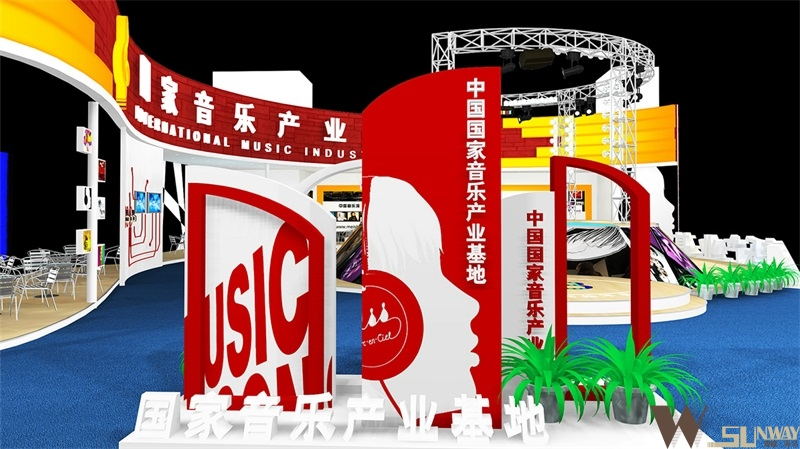 2011深圳文博會(huì)—國(guó)家音樂(lè)產(chǎn)業(yè)基地展臺(tái)設(shè)計(jì)