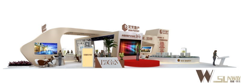 2015粵東房展會—龍光地產(chǎn)特裝展臺設(shè)計