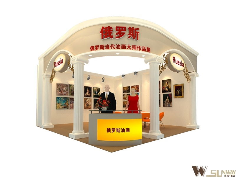 2015甘肅文博會—俄羅斯展位展臺設(shè)計