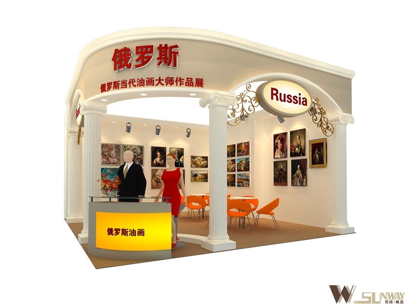 2015甘肅文博會—俄羅斯展位展臺設(shè)計