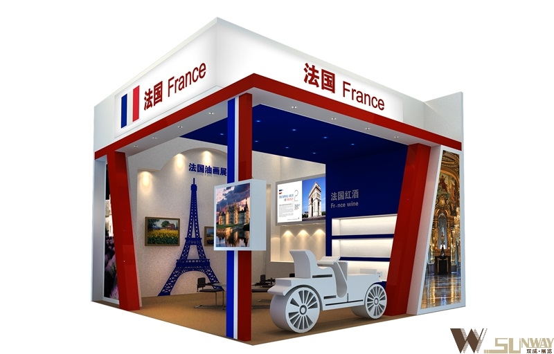 2015甘肅文博會(huì)—法國(guó)展位展臺(tái)設(shè)計(jì)