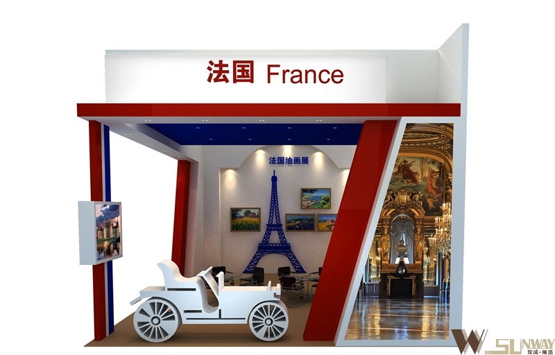 2015甘肅文博會(huì)—法國(guó)展位展臺(tái)設(shè)計(jì)