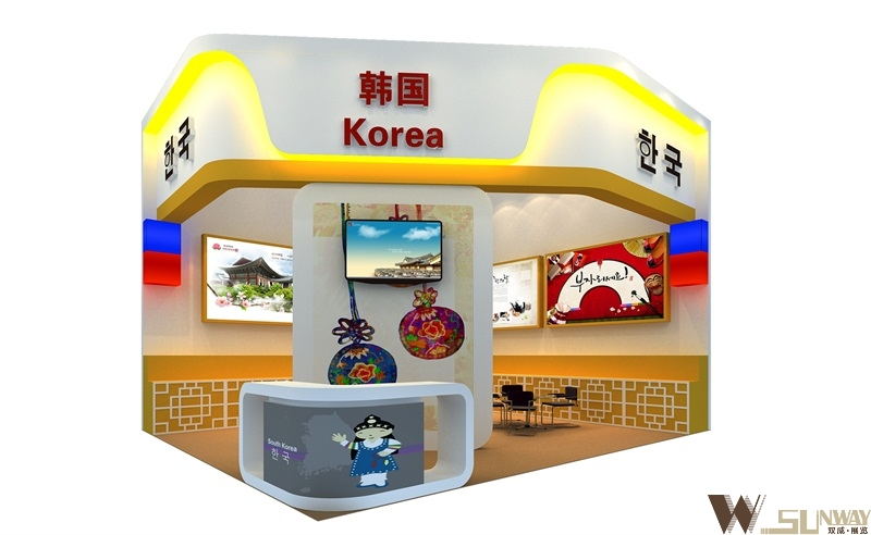 2015甘肅文博會(huì)—韓國(guó)展位展臺(tái)設(shè)計(jì)