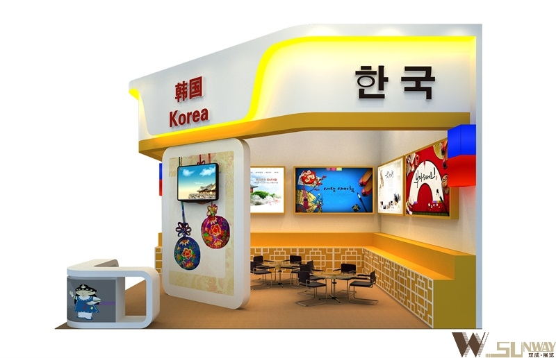 2015甘肅文博會(huì)—韓國(guó)展位展臺(tái)設(shè)計(jì)