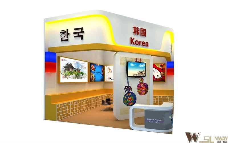 2015甘肅文博會(huì)—韓國(guó)展位展臺(tái)設(shè)計(jì)