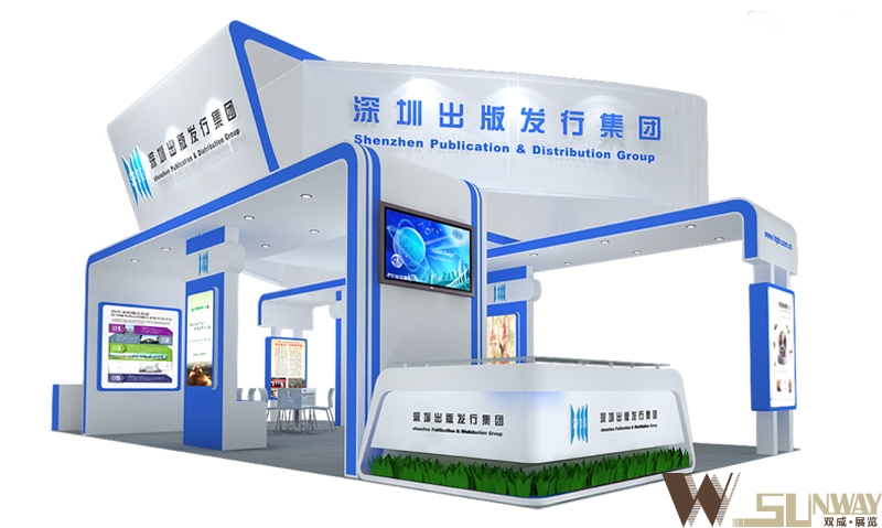 2015深圳文博會—深圳出版發(fā)行集團特裝展臺設計